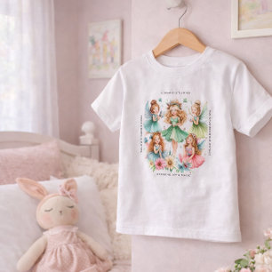 Whimsical Fairy Garden Kids Graphic Shirt