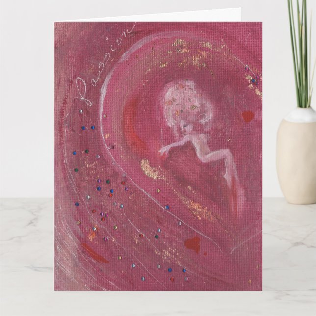 Whimsical Fairy Greeting Card (Front)