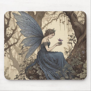 Whimsical fairy Mousepad