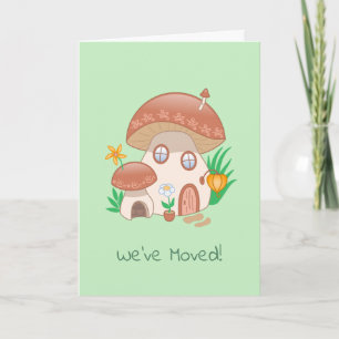 Whimsical Fairy Mushroom House We Moved Green Card