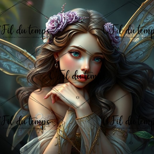 Whimsical Fairy Princess Tissue Paper (Creator Uploaded)