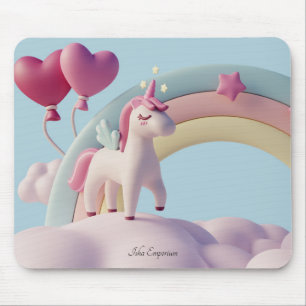 Whimsical Fairytale Landscape Mouse Pad