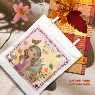 Whimsical Fall Woodland Fairy Baby Shower Favour Bag