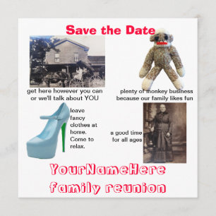 Whimsical Family Reunion Save The Date