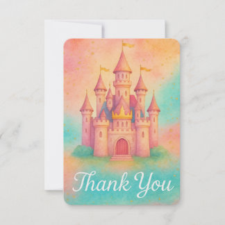 Whimsical Fantasy Princess Thank You Card