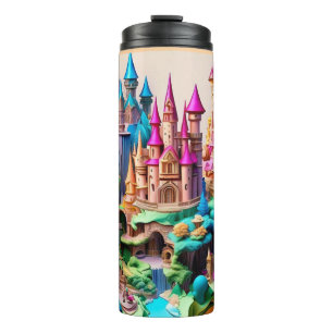 "Whimsical Fantasy Realms" Thermal Tumbler