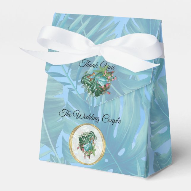Whimsical Fantasy World with a Tropical Flavour Favor Box (Front Side)