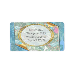 Whimsical Fantasy World with a Tropical Flavour Label