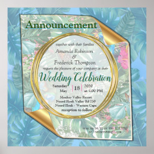 Whimsical Fantasy World with a Tropical Flavour Poster