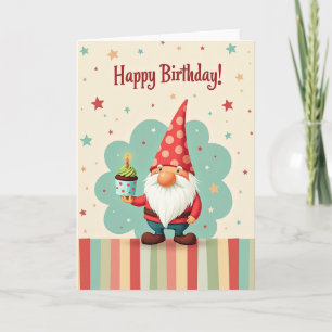 Whimsical Figure Birthday Card