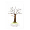 Whimsical Fingerprint Tree with Lovebirds Poster