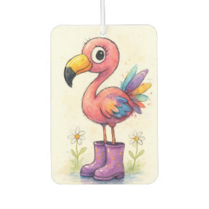 WHIMSICAL FLAMINGO AIR FRESHENER