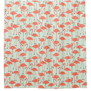 Whimsical Flamingo   Tropical Bathroom Coral