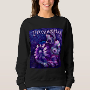 Whimsical Floral Bunny Rabbit Personalized Sweatshirt