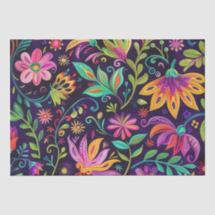 Whimsical Floral design  Tissue Paper