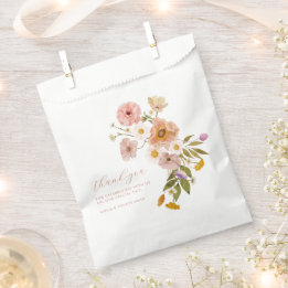 Whimsical floral favour bags, Bohemian Flowers Favour Bag