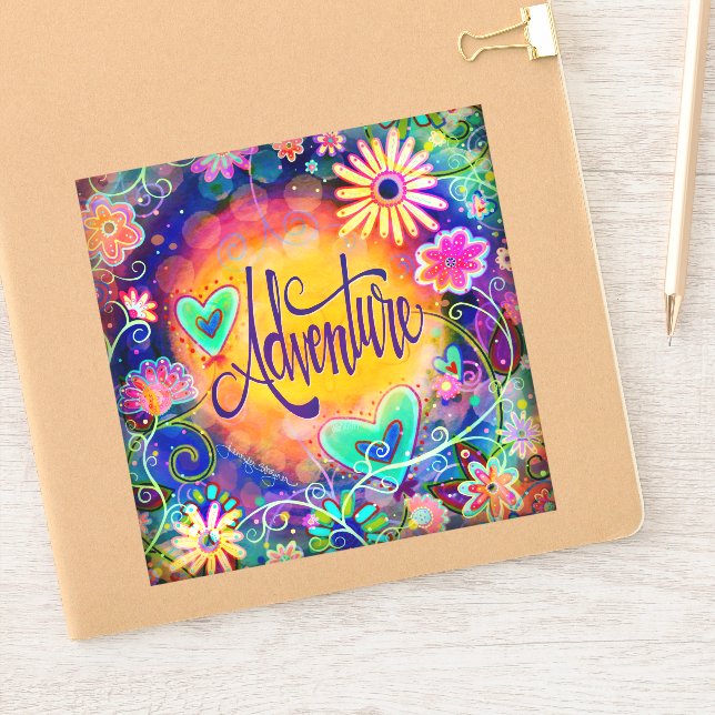 Whimsical Floral Fun Pretty Adventure (Notebook)