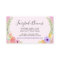 Whimsical Floral Roses & Rustic Pink Wood Girly
