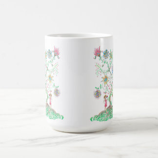 Whimsical Floral Tree  Coffee Mug