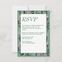 Whimsical Floral Watercolor Wedding