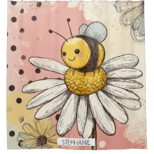 Whimsical Flower and Bee – Cozy Floral (1)