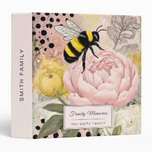 Whimsical Flower and Bee – Cozy Floral (2) Binder