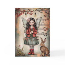 Whimsical Flower Fair Greeting Card