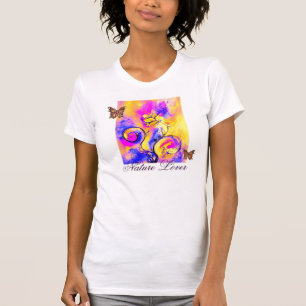 WHIMSICAL FLOWERS AND BUTTERFLIES NATURE LOVER T-Shirt