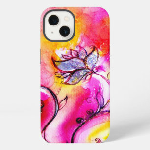 WHIMSICAL FLOWERS pink yellow purple iPhone 13 Case