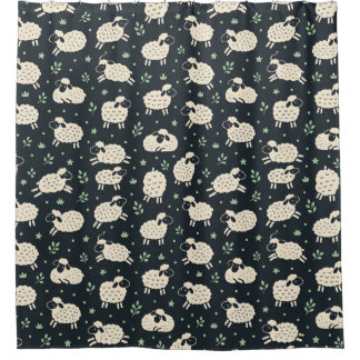 Whimsical Fluffy Sheep Pattern