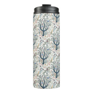 Whimsical Folk Art Forest Earth Tones Thermal Tumbler