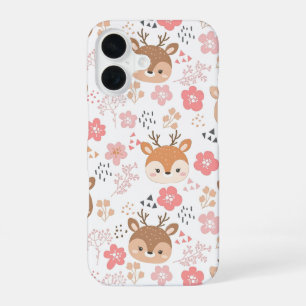 Whimsical Folk Art Hedgehog for Nursery iPhone 16 Case