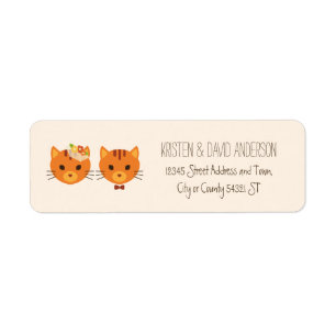 Whimsical Forest Cats (Cream) Wedding