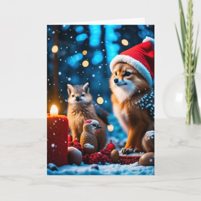 Whimsical Forest Friends Card (Front)