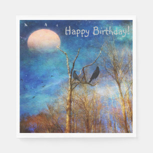 Whimsical Forest Scene Napkin