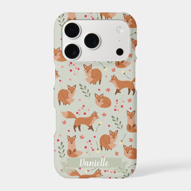 Whimsical Fox Pattern (Back)