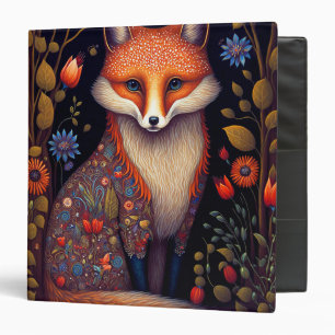 Whimsical Fox Woodland Fantasy Art Binder