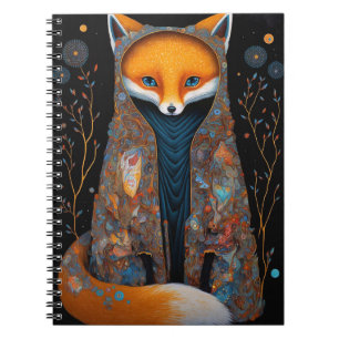 Whimsical Fox Woodland Fantasy Art Notebook
