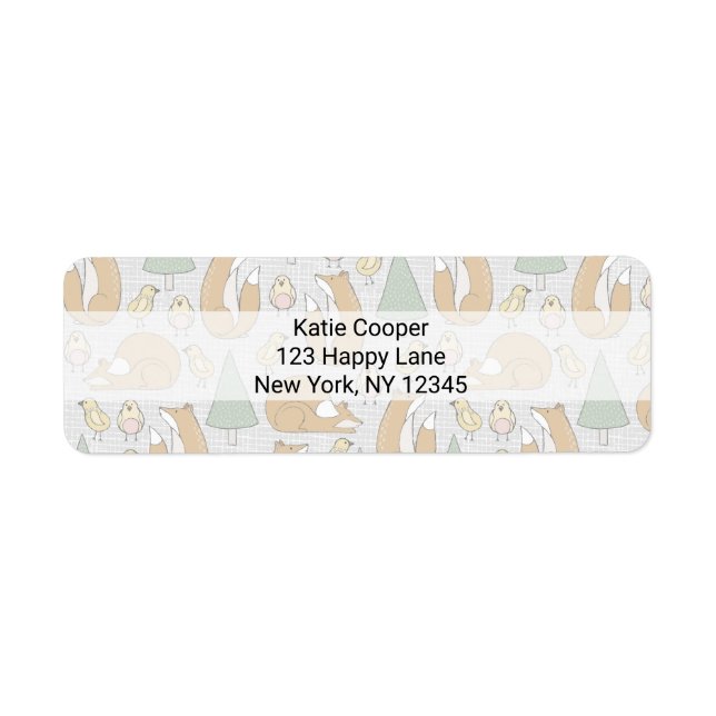 Whimsical Foxes, Birds and Trees Illustrated (Front)