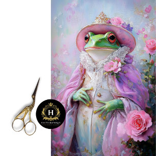 Whimsical Frog Princess Mothers Day Decoupage Tissue Paper