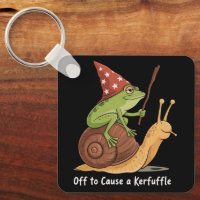 Whimsical Frog Wizard Off to Cause A Kerfuffle 