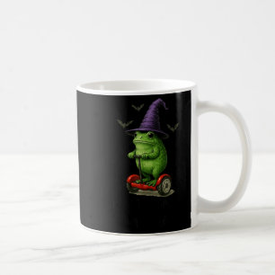 Whimsical Frog Wizard Off To Commit Tom Foolery Fr Coffee Mug