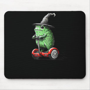 Whimsical Frog Wizard Off To Commit Tom Foolery Fr Mouse Pad