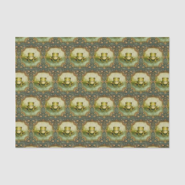 Whimsical Frogs  Tissue Paper (Front)