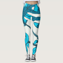 Whimsical, fun! Monstera leaf design