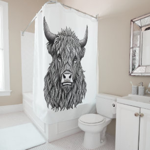 Whimsical Funny Animal Shower Curtains