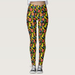 Whimsical Funny Fruit Salad Pattern Leggings<br><div class="desc">Hope you like this fun design. Customize it with your own text too. And check my shop for matching items like tshirts, towels, wrapping paper, cards and more! If you'd like something custom please drop me a note. Thanks for checking out my designs!</div>
