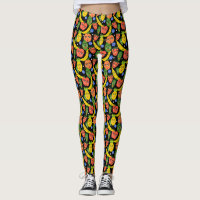 Whimsical Funny Fruit Salad Pattern