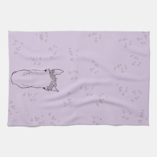 Whimsical funny horse lover equestrian gift Snoot Kitchen Towel