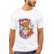 Whimsical Furry Friends: Vibrant Pet Companions